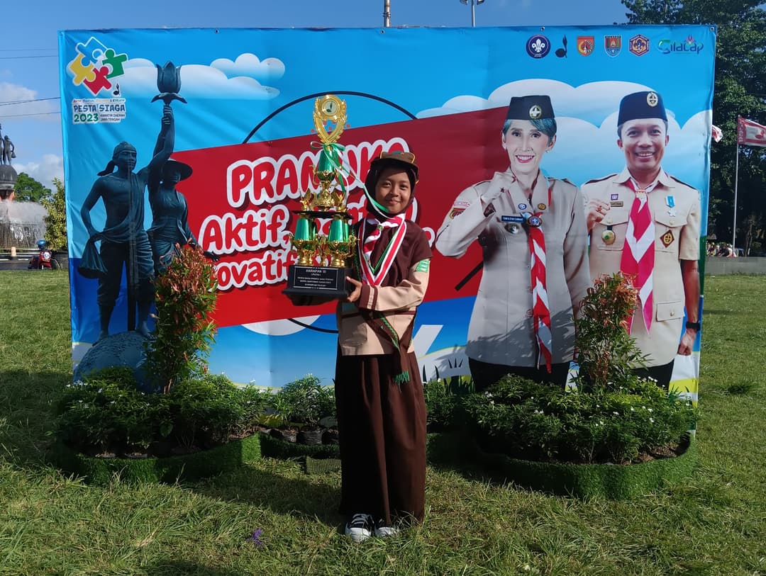 Gambar Kilas Balik Sejarah: Regu Melati Barung Hijau MI Islamiyah Bangsa, Satu-Satunya MI dari Kontingen Banyumas, Ukir Juara Harapan III di Pesta Siaga Kwarda Jateng 2023